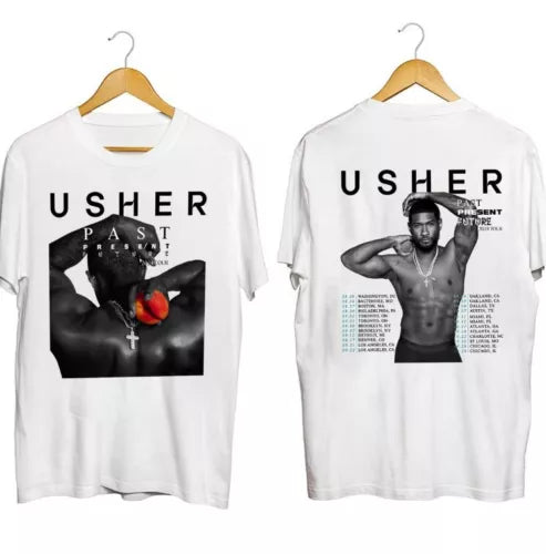 Usher Past Present Future Tour 2024 Shirt, Usher Concert 2024 Shirt
