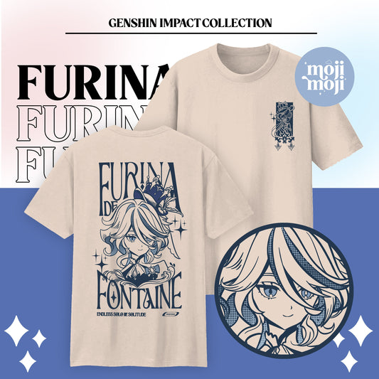 Genshin Impact Furina T-Shirt Merch