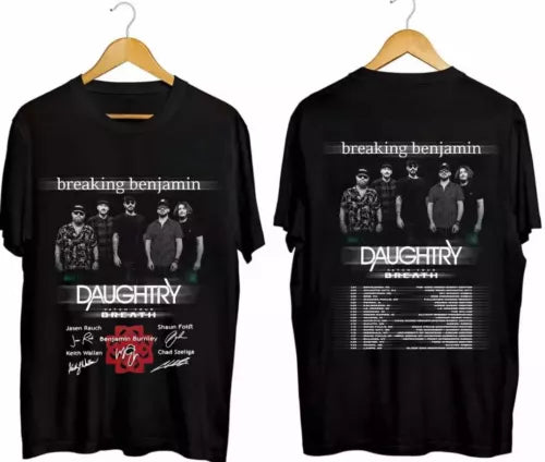 Breaking-Benjamin US Tour 2024 Signature T Shirt, Breaking-Benjamin Shirt For
