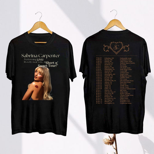 2024 Sabrina Carpenter Short N Sweet Tour Shirt, Sabrina Carpenter 2024 Concert Tee