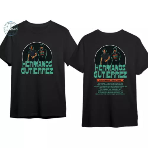 Hermanos Gutierrez US Spring Tour 2024 Shirt Hermanos Gutierrez Fan Gift Shirt