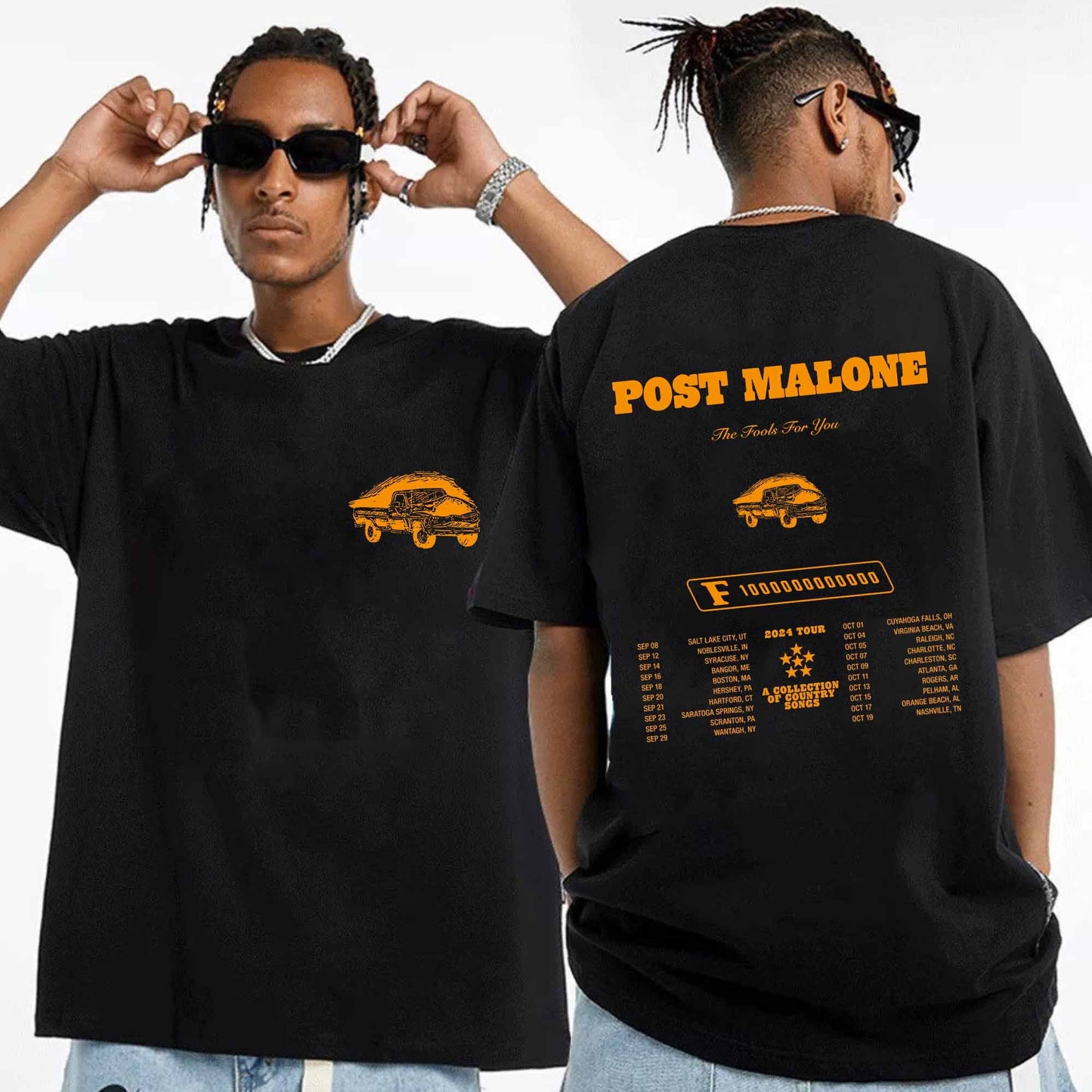 Post Malone The F-1 Trillion Tour 2024 Shirt, Posty 2024 Concert Shirt