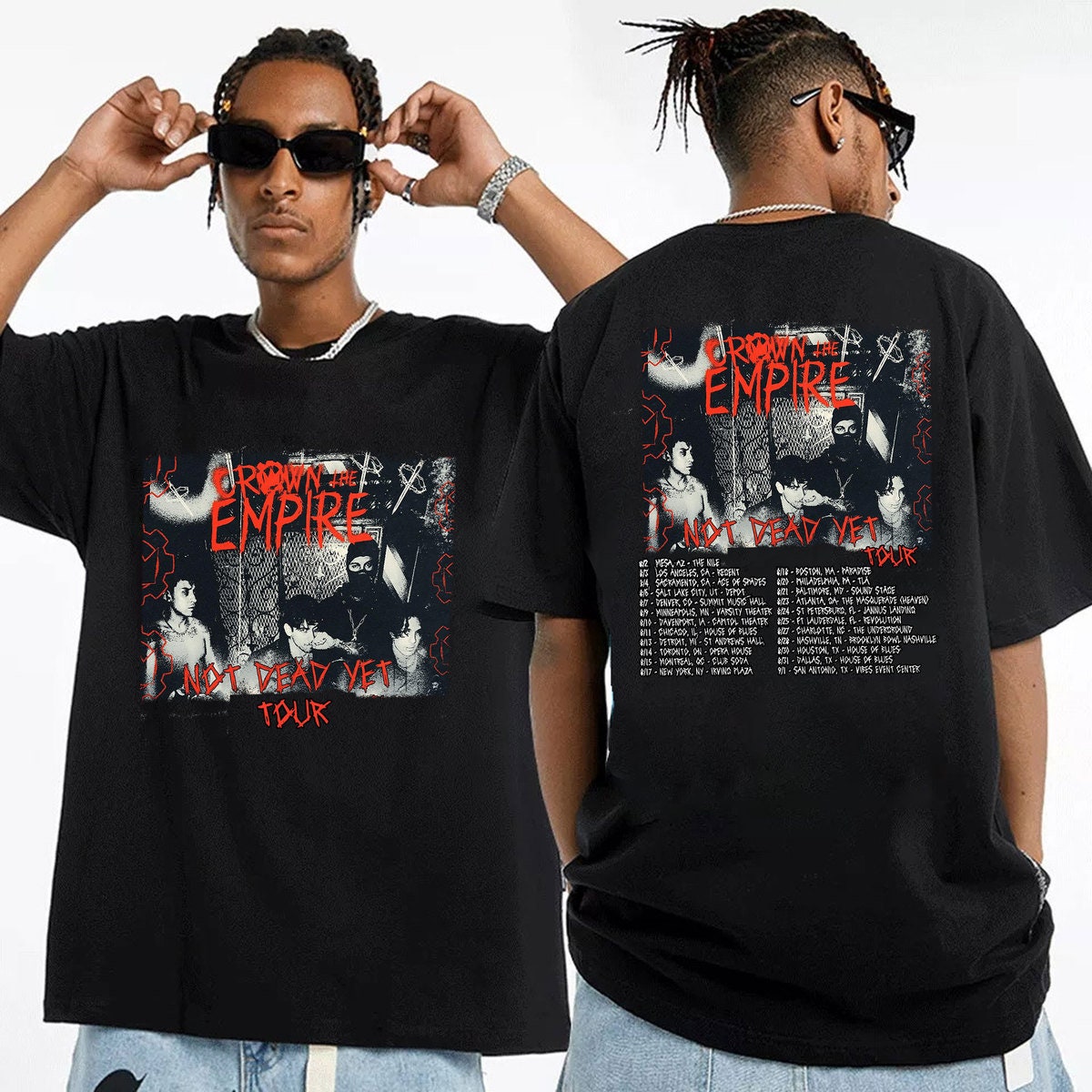 Crown The Empire Not Dead Yet Tour 2024 Shirt, Crown The Empire 2024