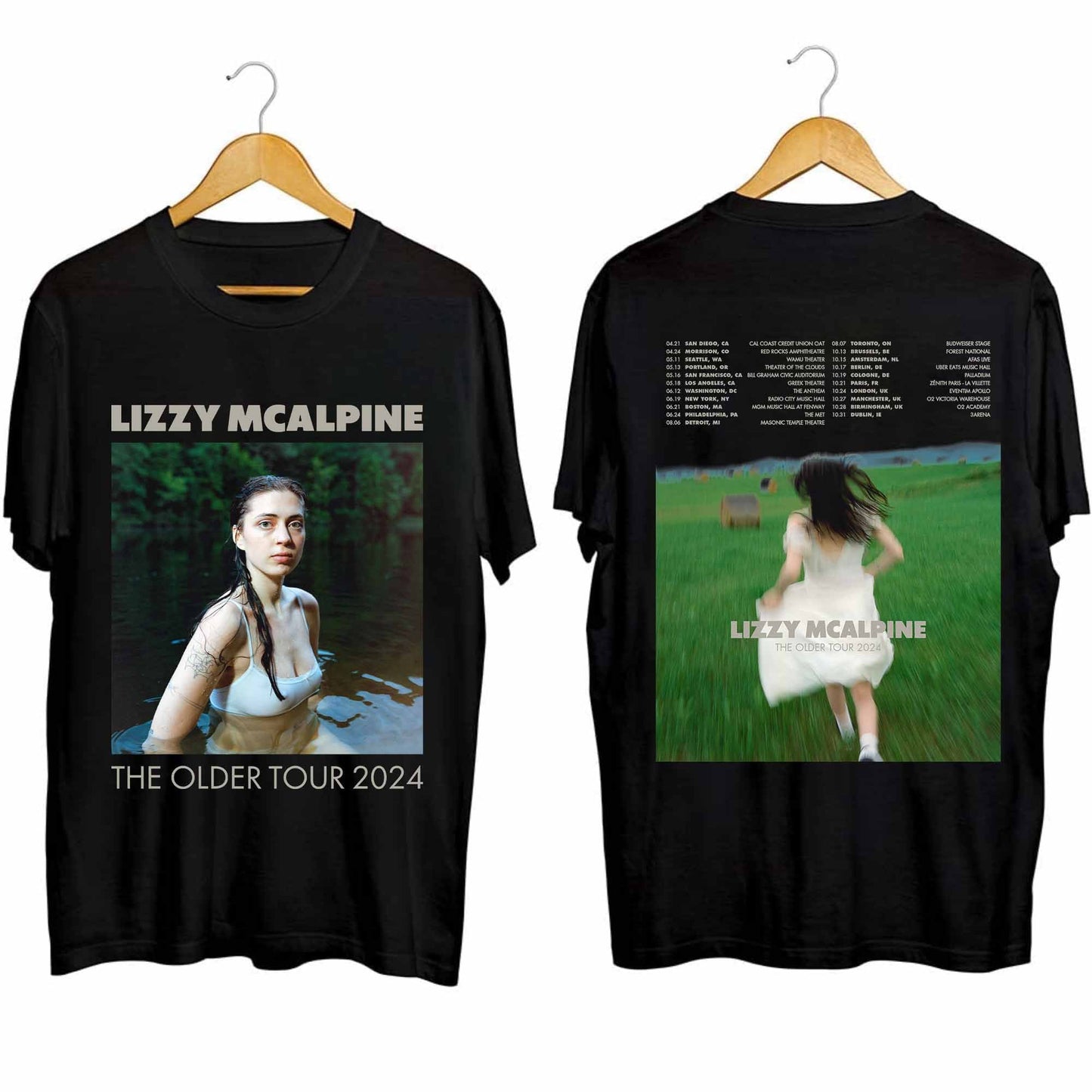 Lizzy McAlpine The Older Tour 2024 Double Sided Shirt, The Older 2024 Concert Shirt