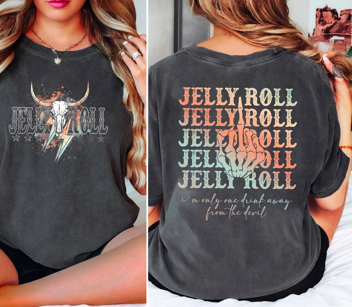 Jelly Roll Both Sides Shirt, Beautifully Broken Shirt, Jelly Roll Vintage 90s Shirt