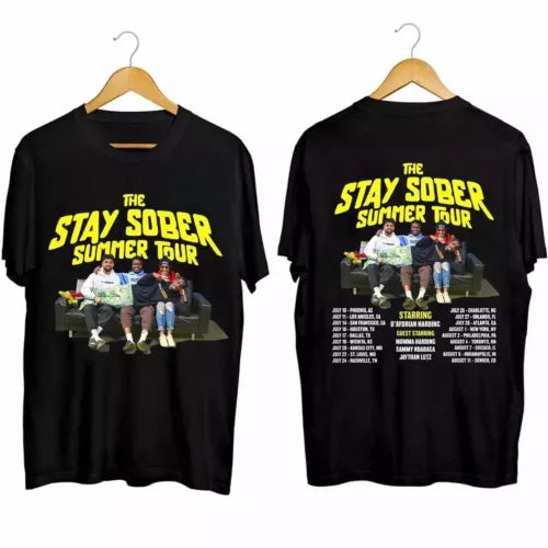D' Aydrian Harding The Stay Sober Summer Tour 2024 Shirt
