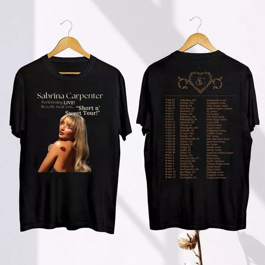 2024 Sabrina Carpenter Short N Sweet Tour Shirt, Sabrina Carpenter 2024 Concert