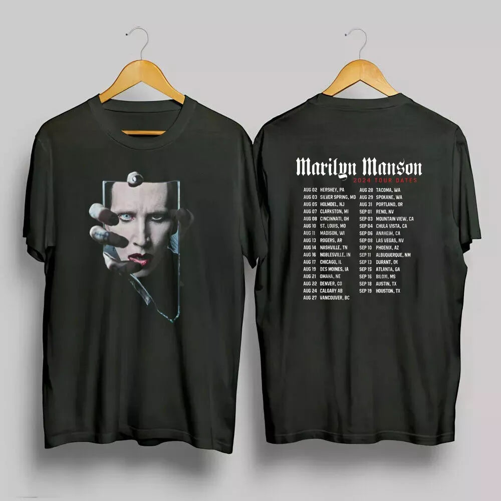 Marilyn Manson Summer 2024 US Tour Unisex tee shirt