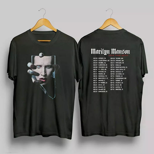 Marilyn Manson Summer 2024 US Tour Unisex tee shirt