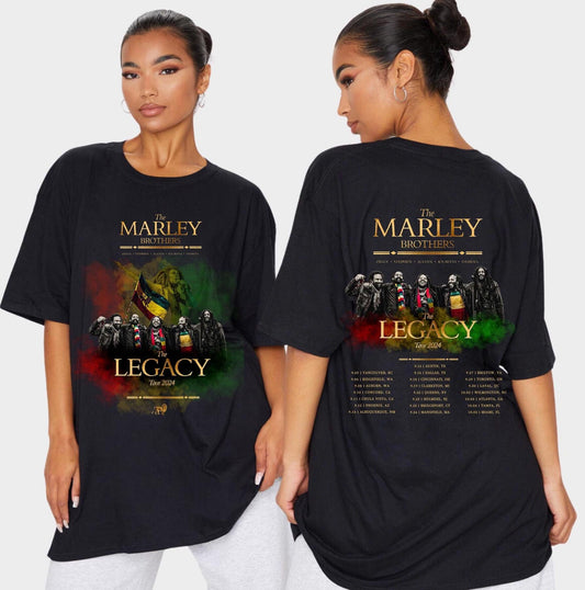 The Marley Brothers 2024 The Legacy Concert Tour Unisex T-Shirt