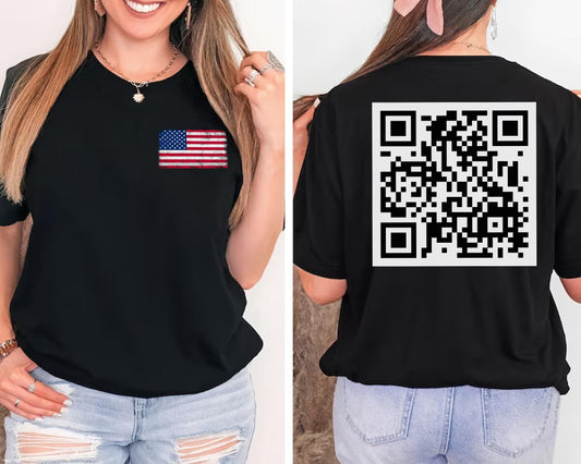Trump Qr Code Shirt Trump Dance Qr Code T Shirt