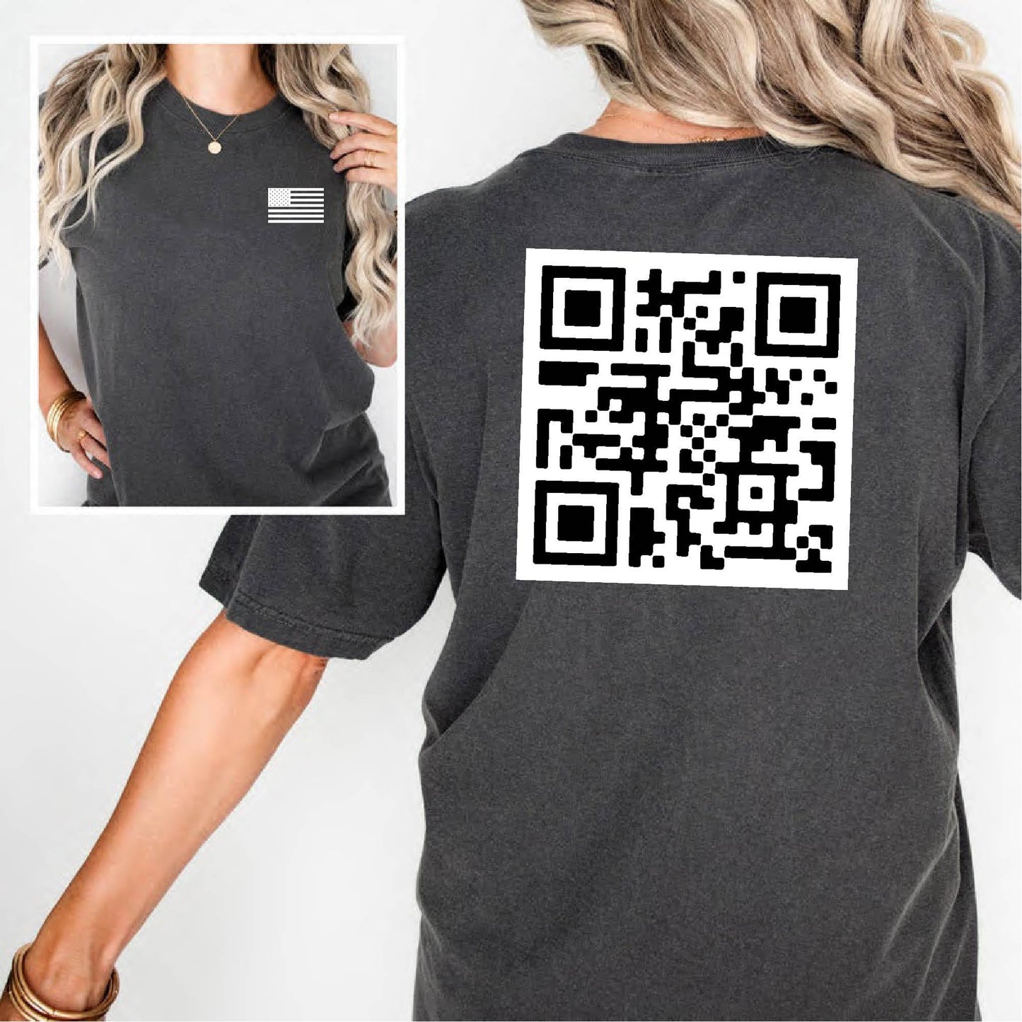 Trump Dance QR Code T-Shirt