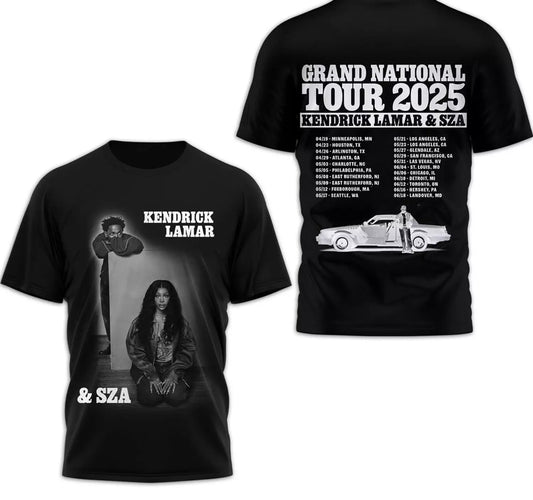 Kendrick Lamar And SZA The Grand National Tour 2025