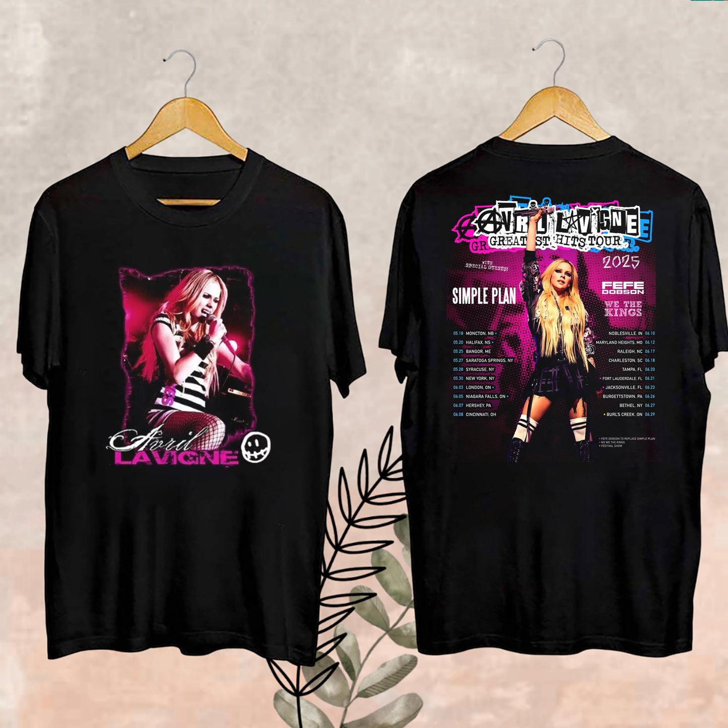 Avril Lavigne Graphic Shirt, 2025 Avril Lavigne Greatest Hits Tour T-Shirt, Avril Lavigne Fan Gift