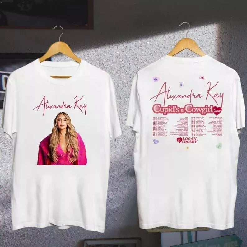 Alexandra Kay Cupids A Cowgirl Tour 2025 T-Shirt Gift for Fans