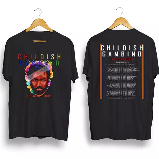 Childish Gambino New World Tour 2024-2025 Music T-Shirt