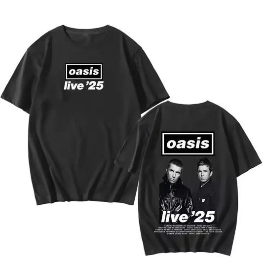 2025 Oasis Band Tour T-shirt For Fans