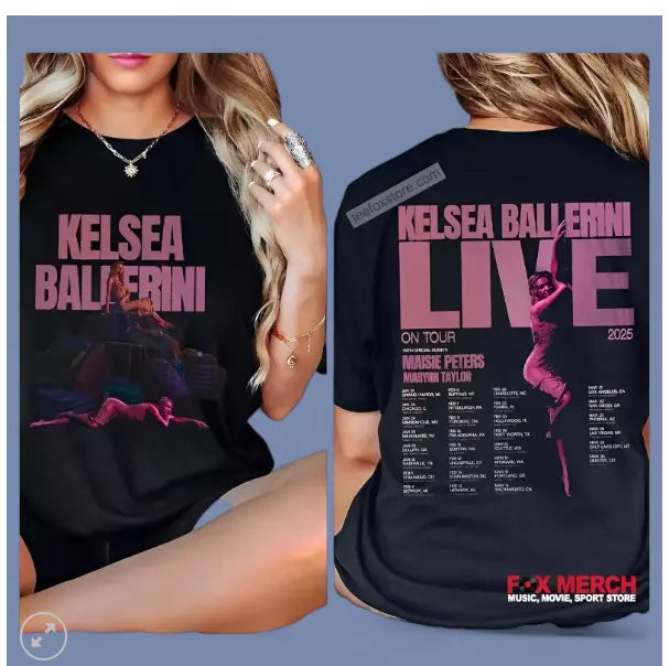 Kelsea Ballerini Live On Tour 2025 Unisex T-Shirt