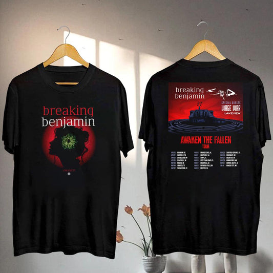 Breaking Benjamin 2025 Tour T-Shirt and Merchandise