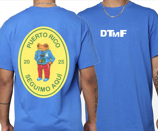 Bad Bunny Merch - DTMF Blue Concho T-Shirt, Bad Bunny Shirt