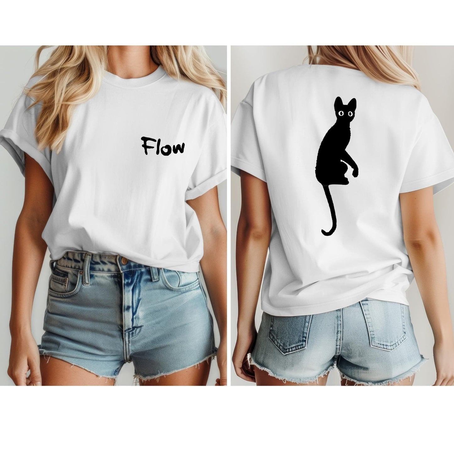 Flow Movie Cat T-Shirt for Friends