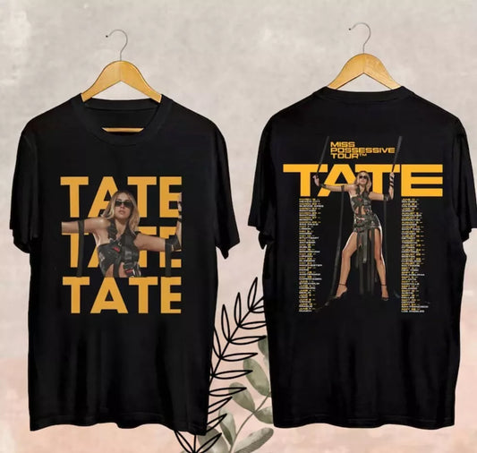 Graphic Tate McRae Miss Possessive World Tour Shirt