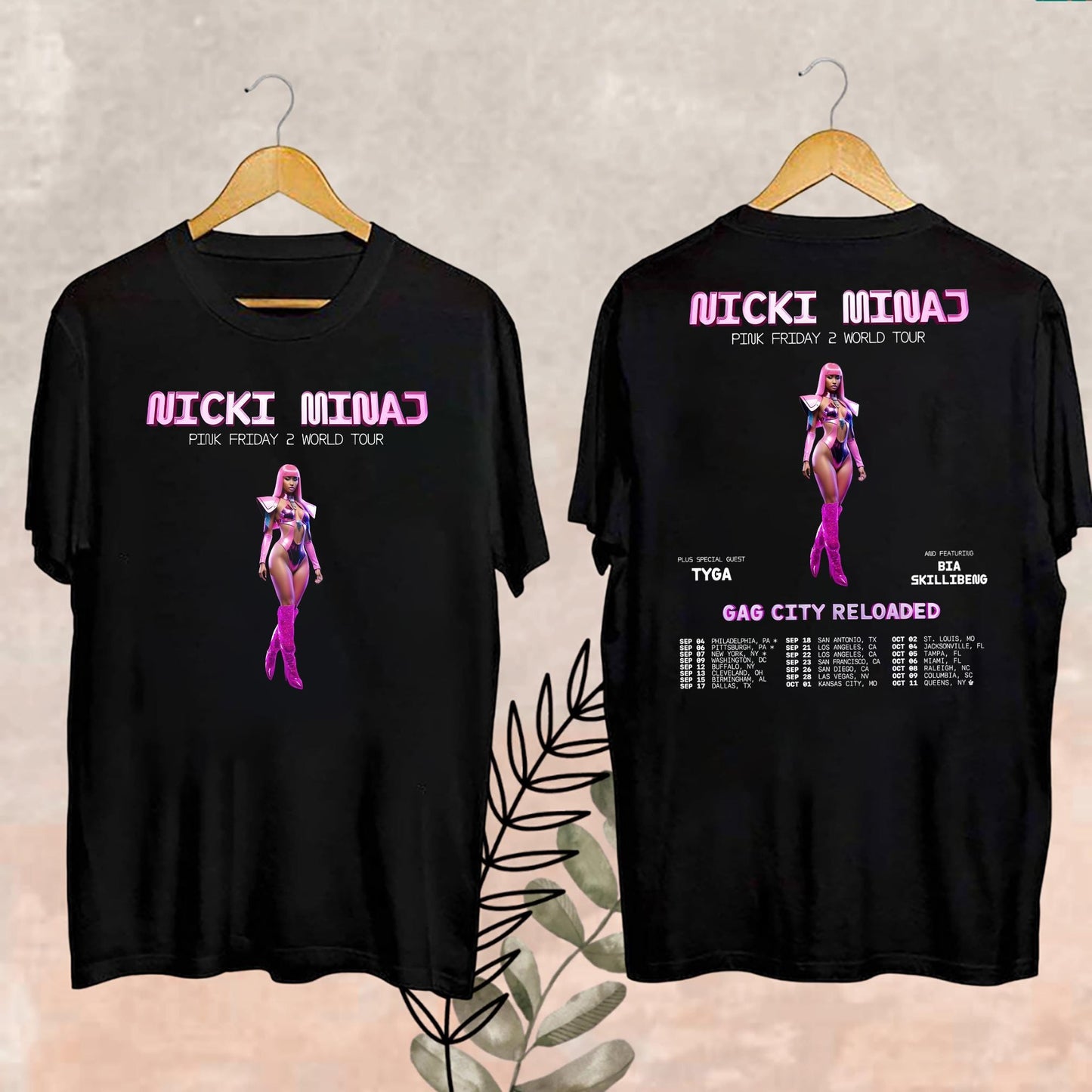 Pink Friday 2 Nicki Minaj World Tour 2024 T-Shirt, Gag City Shirt, Nicki Minaj Pink Friday 2 Shirt, Nicki Minaj Fan Gift, Nicki Minaj Merch