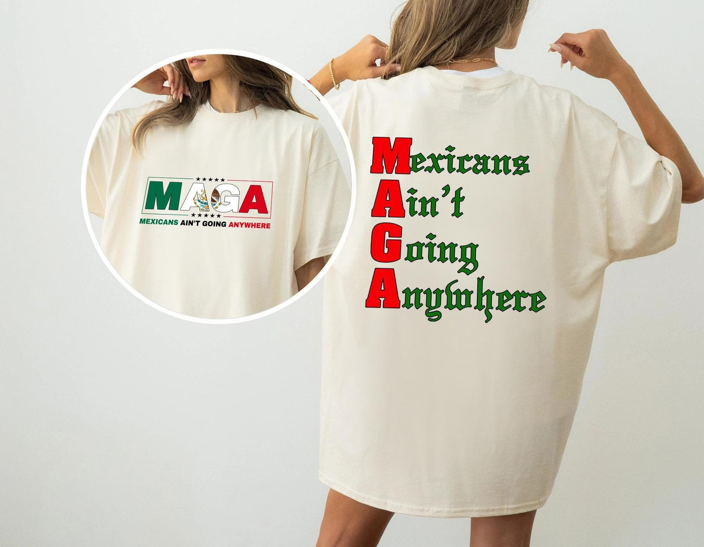 Mexicans Ain't Going Anywhere Shirt, MAGA Shirt, MAGA Immigration Shirt