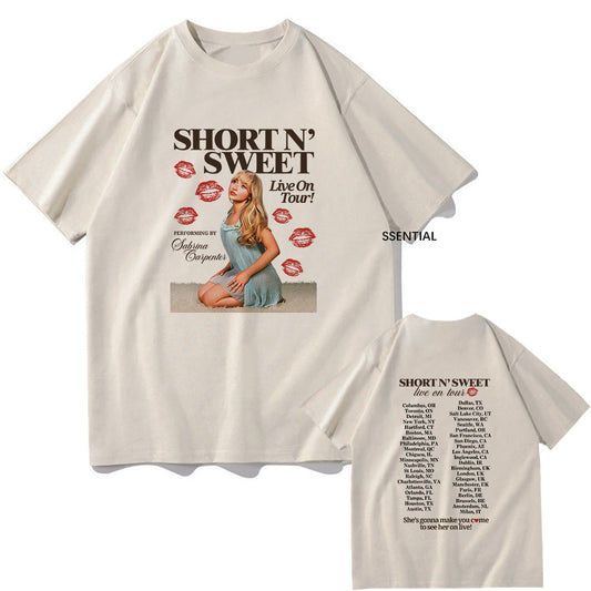 Sabrina Carpenter Short n' Sweet Album T Shirt