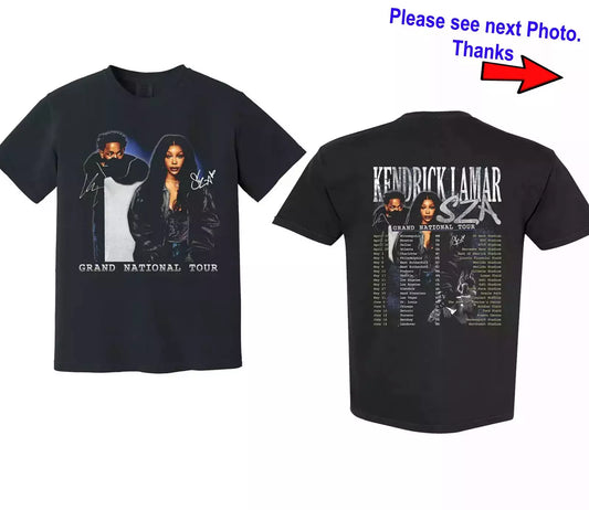 Grand National Tour 2025 T Shirt, GNX Kendrick Lamar Sza Shirt