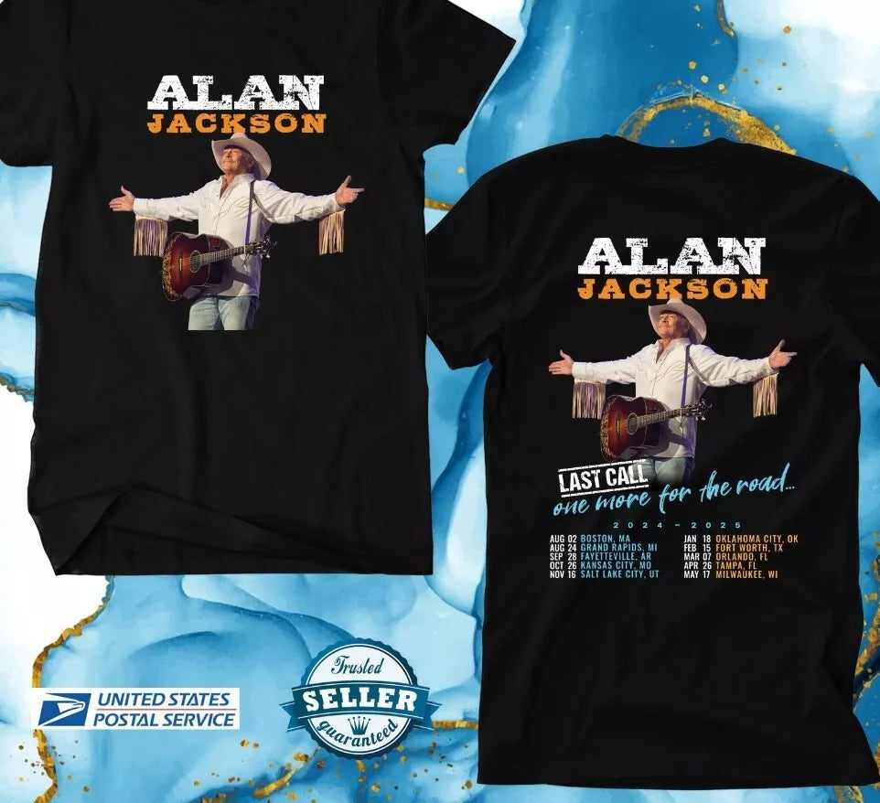ALAN JACKSON LAST CALL ONE MORE TOUR 2024-2025 Tshirt