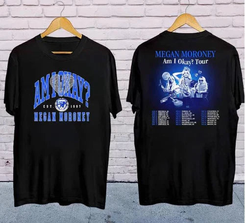Megan Moroney Shirt, 2025 Megan Moroney Am I Okay Tour T-shirt
