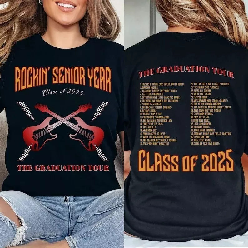 Graduation Tour 2025 Senior Gift Tshirt