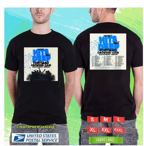 TOBY MAC'S HITS DEEP TOUR 2025 TSHIRT