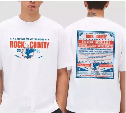 Rock The Country 2025 Lineup Fan Gifts Two Sides Classic T-Shirt
