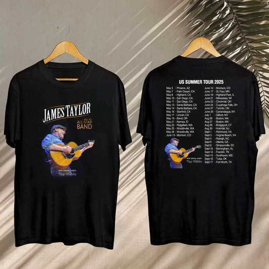 James Taylor Summer Tour 2025 Shirt, James Taylor 2025 Concert, James Taylor Fan Shirt