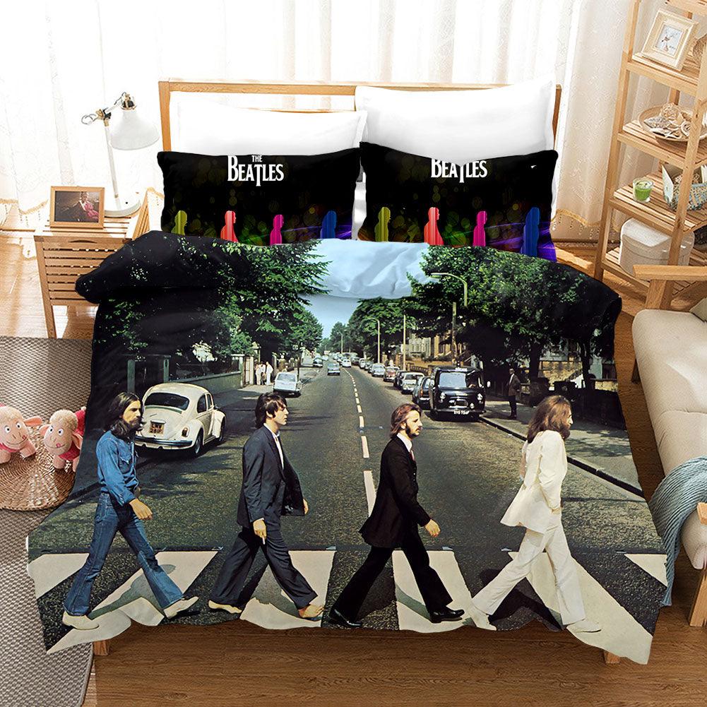 3D Band The Beatles Quilt Cover Set Bedding Set Pillowcases 59