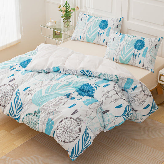 3D Blue Dreamcatcher Quilt Cover Set Bedding Set Duvet Cover Pillowcases 597