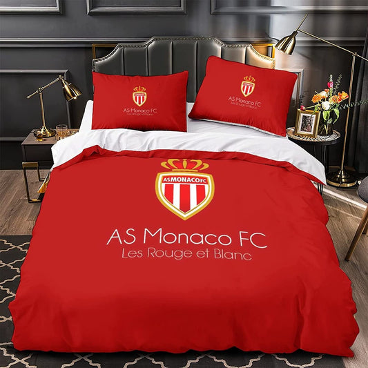 AS Monaco Red Bedding Set