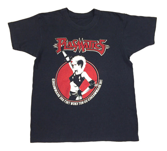 Vintage 80s PLASMATICS Coup D'etat Revolutionary Rock and Roll 1984 tour concert shirt