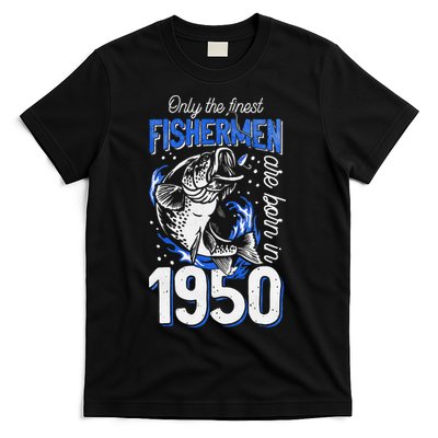 71 Years Old Fishing Fisherman 1950 71st Birthday T-Shirt