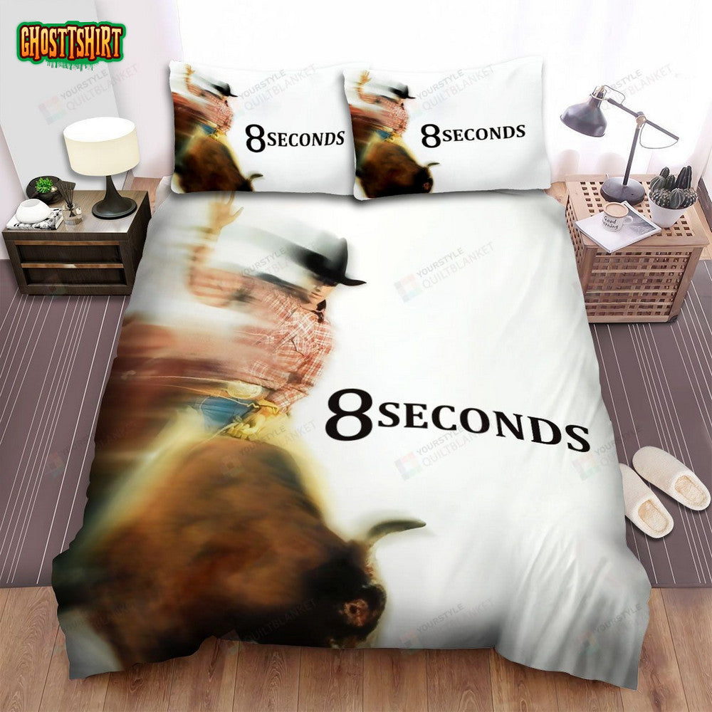 8 Seconds (1994) Movie Poster Ver 2 Bed Sheets Spread Comforter Duvet Cover Bedding Set
