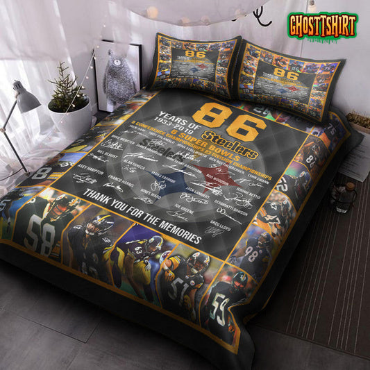 86th Pittsburgh Steelers Bedding Set