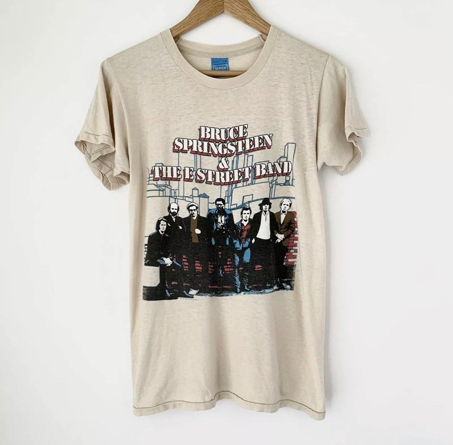1980 Bruce Springsteen Vintage Tour Band Concert Shirt 80s