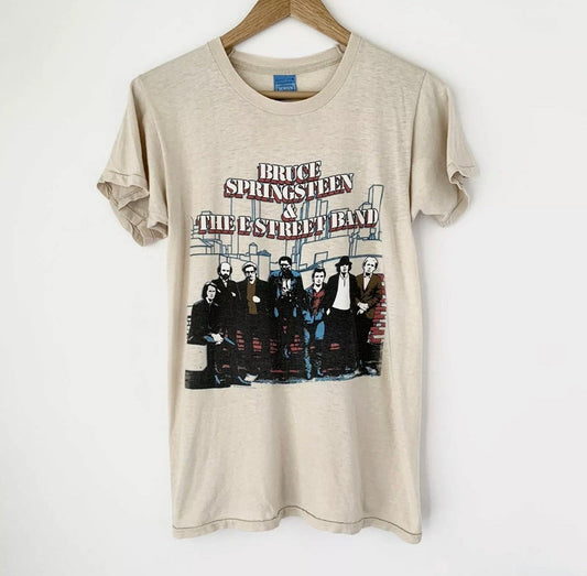 1980 Bruce Springsteen Vintage Tour Band Concert Shirt 80s
