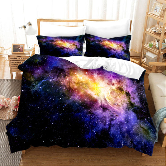 3D Abstract Space Planet Quilt Cover Set Bedding Set Duvet Cover Pillowcases 131