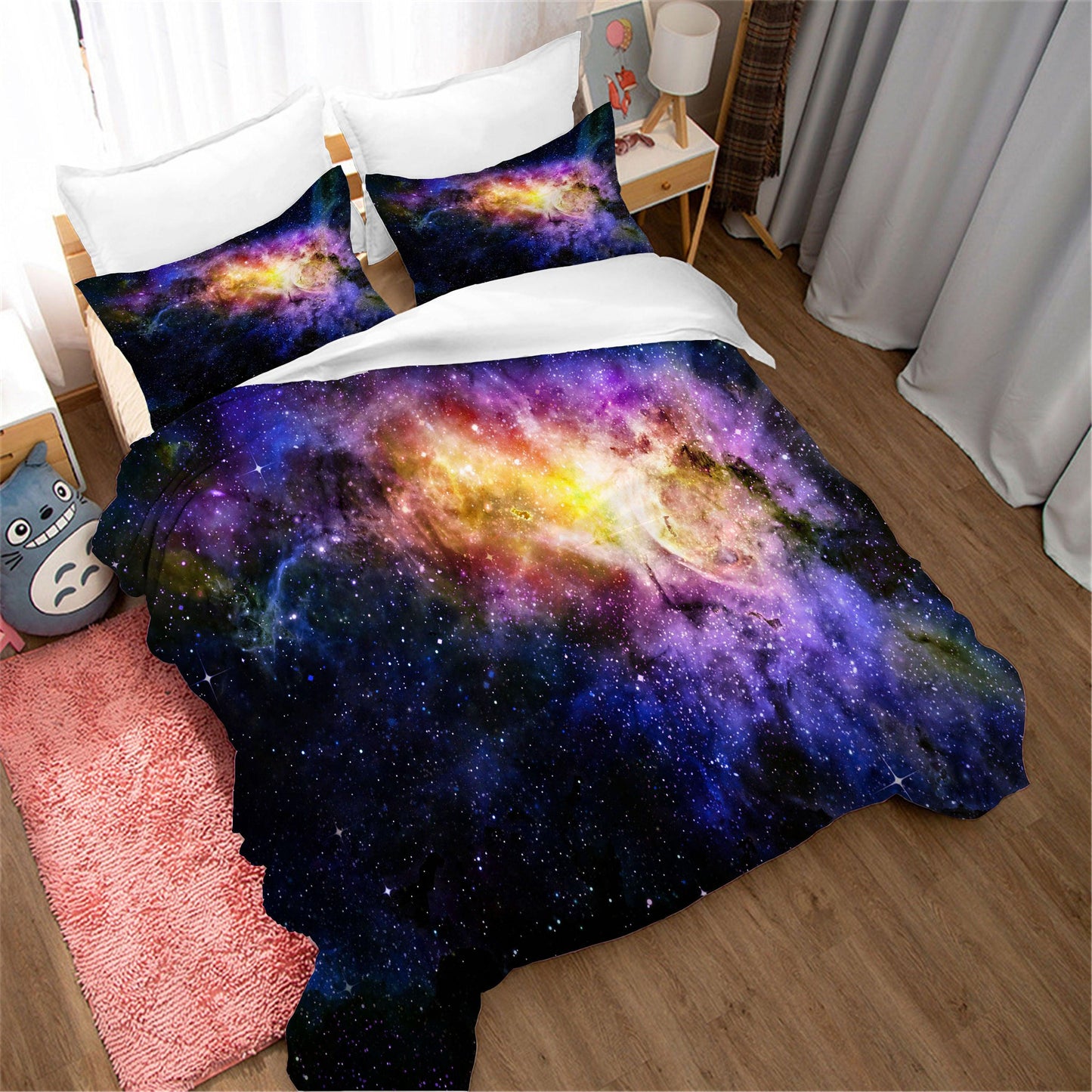 3D Abstract Space Planet Quilt Cover Set Bedding Set Duvet Cover Pillowcases 131