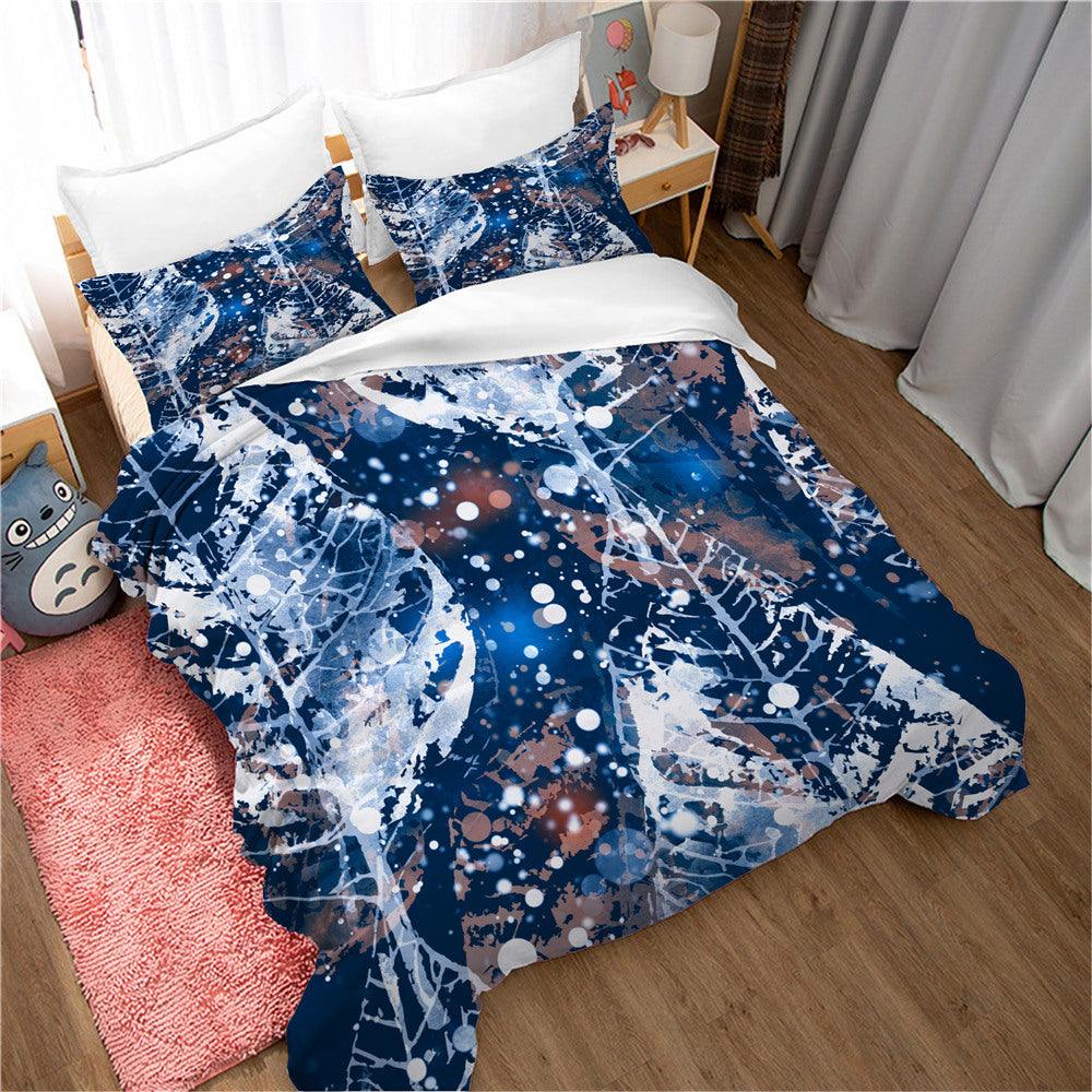 3D Abstract Leaf Texture Quilt Cover Set Bedding Set Duvet Cover Pillowcases 107