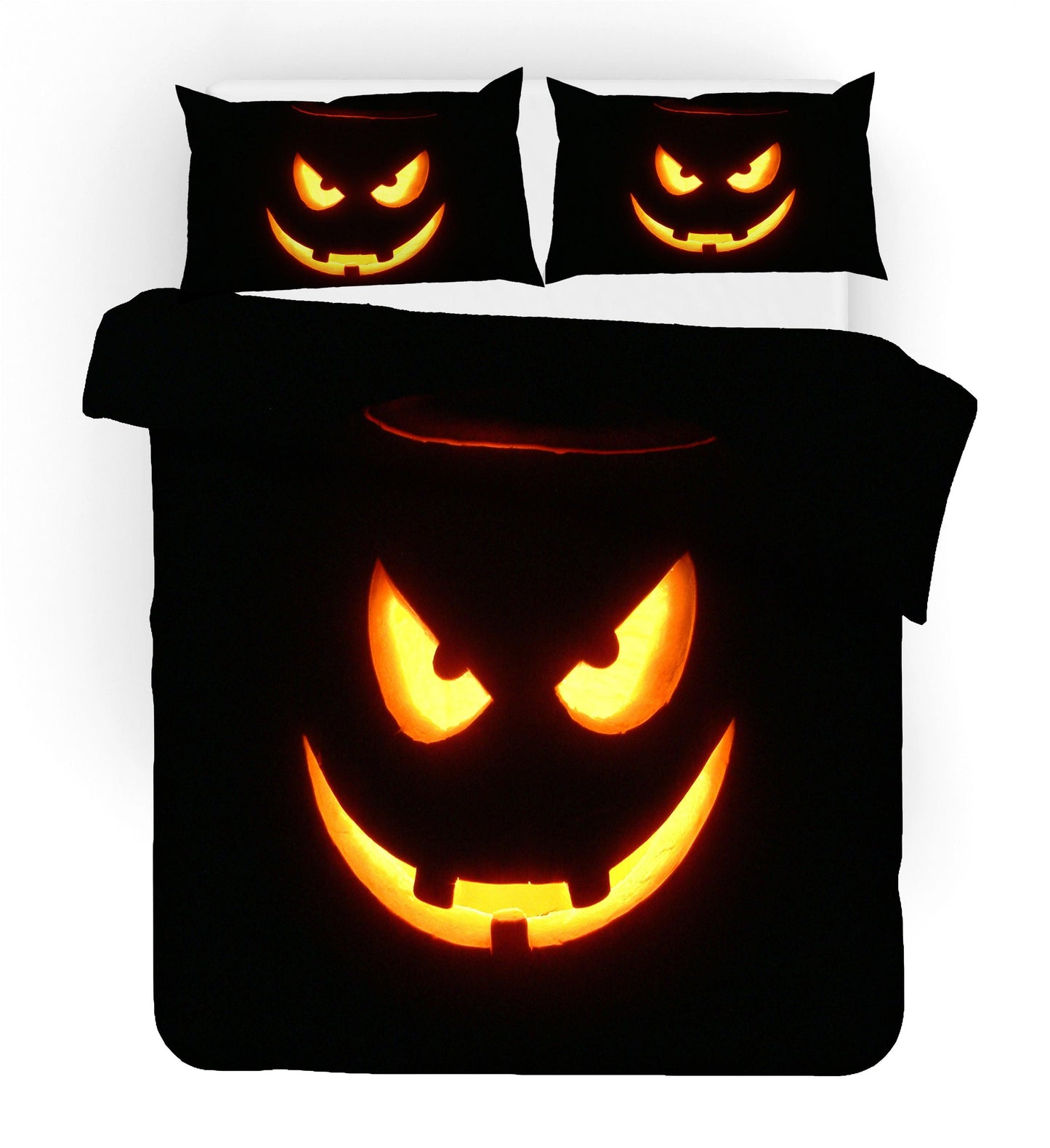 3D Cartoon Halloween Quilt Cover Set Bedding Set Duvet Cover Pillowcases WJ 1637