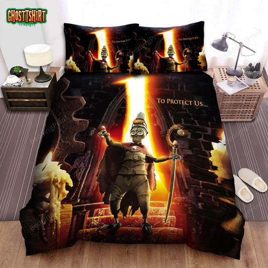 9 (I) (2009) Character #1 To Protect Us Movie Poster Bed Sheets Duvet Cover Bedding Set